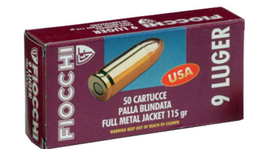 Fiocchi Pistol Shooting Dynamics Handgun Ammunition 9mm Luger 115 gr FMJ 50/Box, 9AP USA