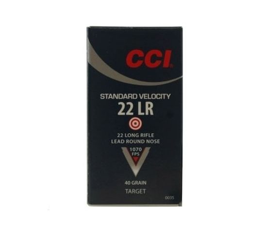 22 LR – 40 gr LRN – CCI Standard Velocity – 500 Rounds