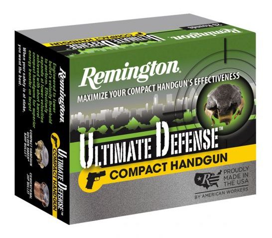 Remington Ultimate Defense Compact Handgun Ammunition .45 ACP 230 gr BJHP 20/box