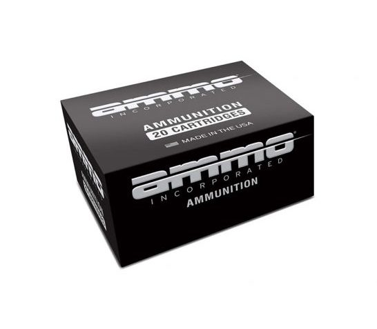 Ammo, Inc. 5.56x45mm NATO 62 Grain SS109 Penetrator Steel Core FMJ Brass Centerfire Rifle Ammo, 20 Round, Box, 556062SS109-A20