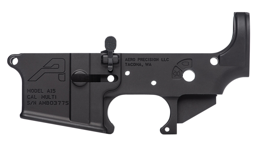 Aero Precision Ar-15, Aero*apar501102ac Ar15 Lower Strp Blk Ambi Bolt Rl