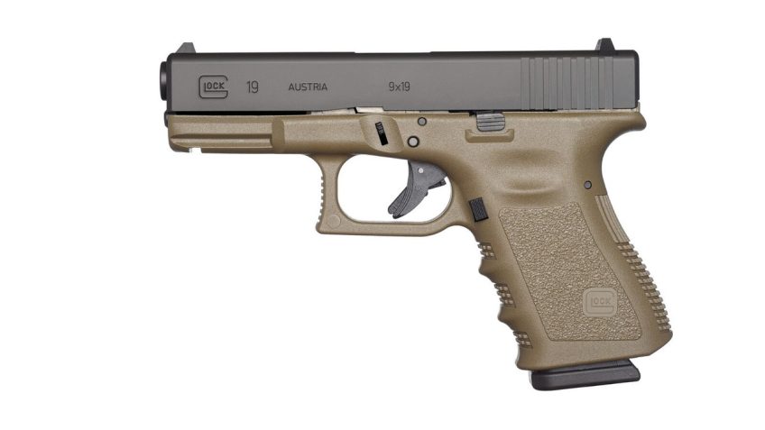 Glock 10 + 1 Round Double Action Only 9mm W/fixed Sights & O