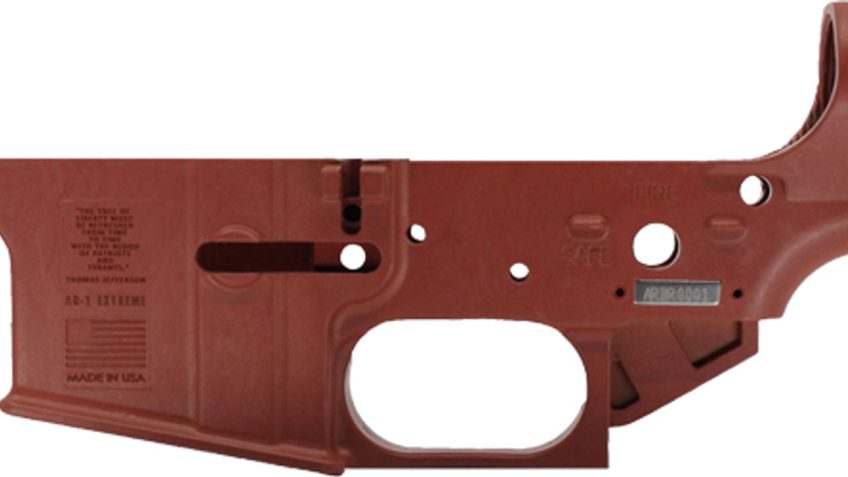 Fmk Ar-1 Ar15 Stripped Polymer – Lower Multi-cal Burnt Bronze