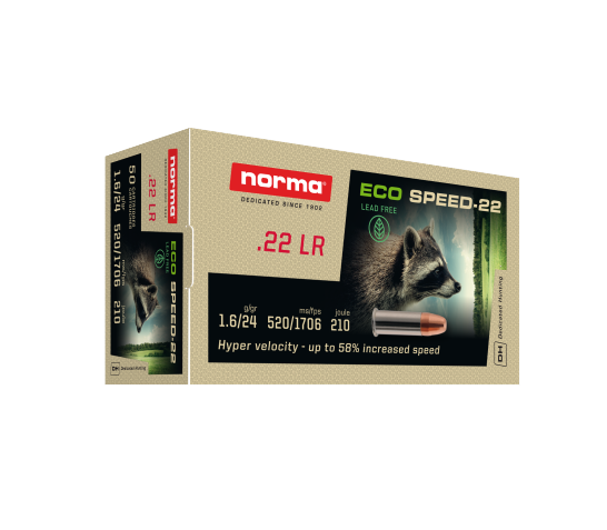 Norma ECOSpeed .22 LR 24gr Lead-Free Extreme Velocity Rimfire Ammo (50/box) 2423773