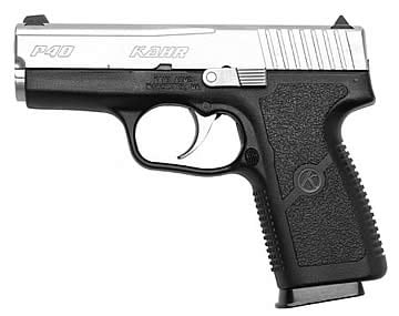 Kahr Arms P Stainless .40 SW 3.6" Barrel 7-Rounds Night Sights