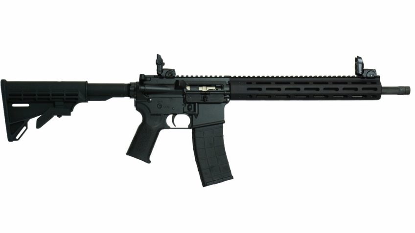 Tippmann Arms M4-22 Elite .22 LR, 16" Fluted Barrel, Black, Flip Up Sights, 25rd