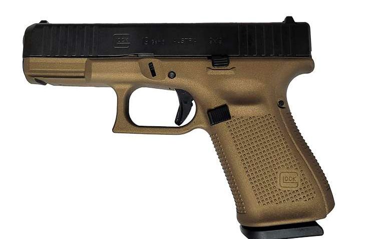 Glock 19 9mm Luger 4in Battleworn Burnt Bronze Cerakote Pistol – 15+1 Rounds