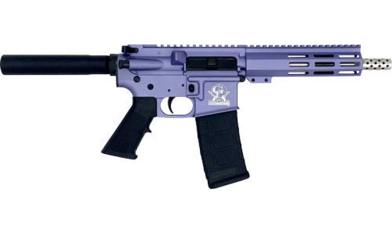 GLFA Gl-15 HGA 223 Wylde, 7.5" Barrel, ORC Wild Orchid, Stainless, 30rd