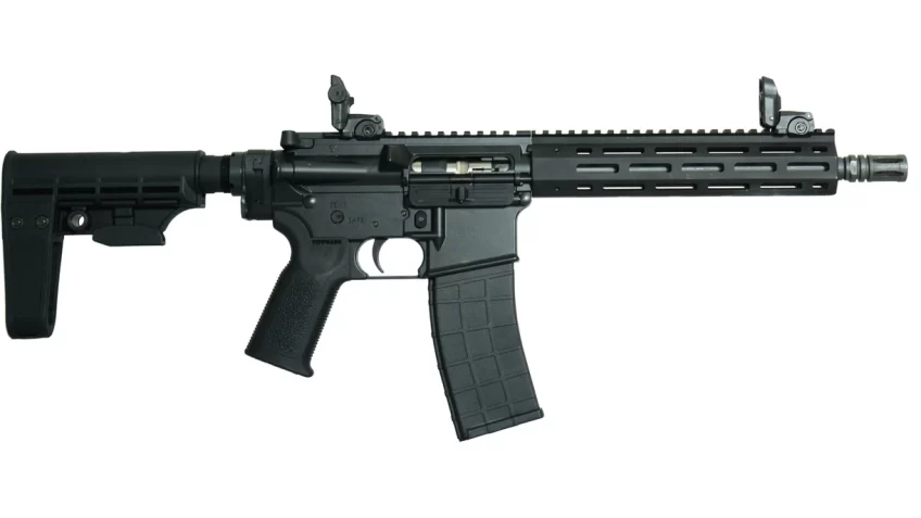 Tippmann Arms M4-22 Elite Bug Out .22 LR Pistol With T5 Brace, Black – A101125