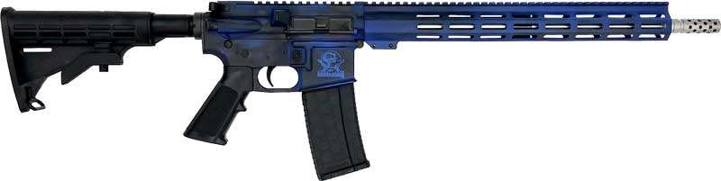 GLFA Gl-15 RIA 223 Wylde, 16" Barrel, Battleworn Royal Blue/Ss, 30rd