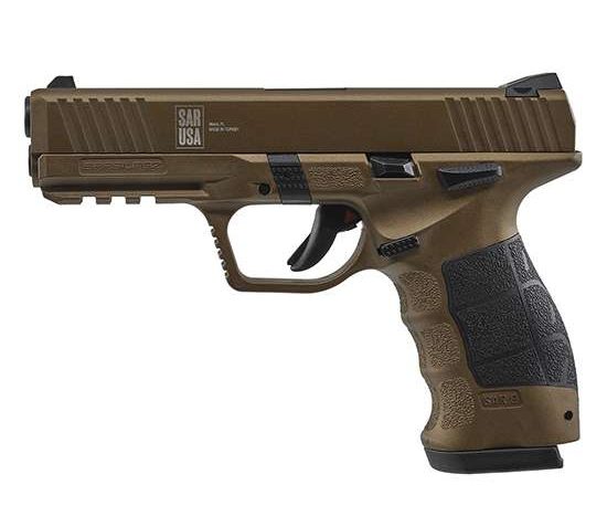 SAR USA Sar9 Mete 9mm, 4.4" Barrel, Bronze, 9mm, 17rd