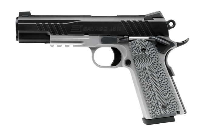 SAVAGE ARMS 1911 GOV TWO TONE RAIL