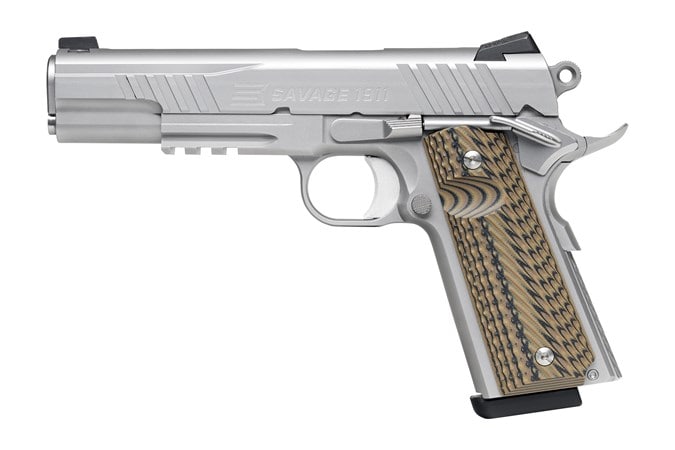 SAVAGE ARMS 1911 GOVT STAINLESS RAIL