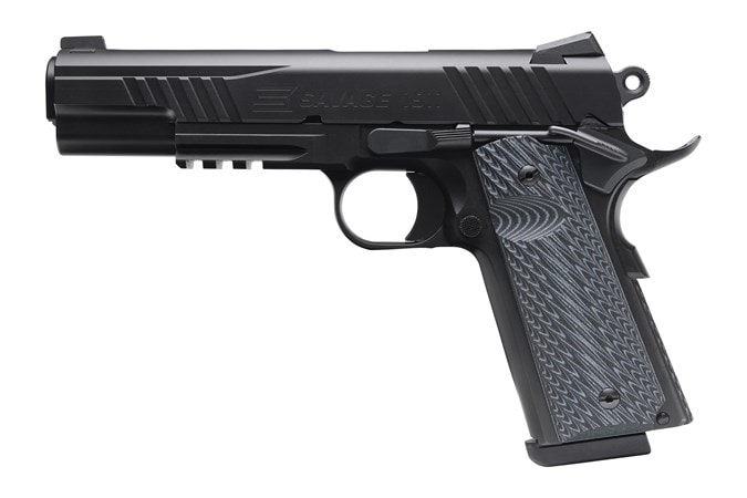 SAVAGE ARMS 1911 GOVT BLACK MELONITE RAIL