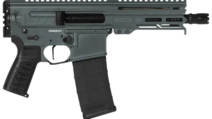 Cmmg Pistol Dissent Mk4 5.7×28 6.5" 32rd Charcoal Green