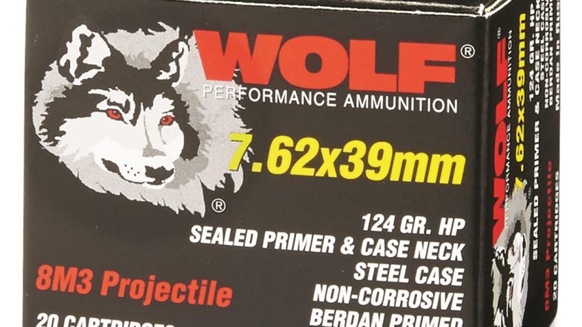 Wolf, 7.62x39mm, 8M3 Hollow Point, 124 Grain, 20 Rounds