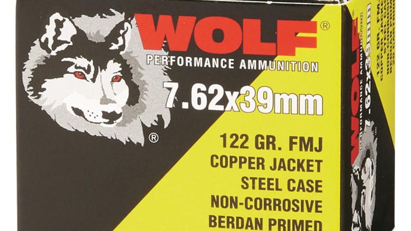 Wolf, 7.62x39mm, FMJ, 122 Grain, 20 Rounds