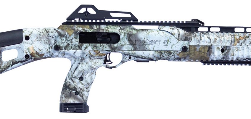 Hi-Point 1095TAMWM 1095 White Camo 10mm Auto 17.50″ 10+1 Mothwing Winter Mimicry