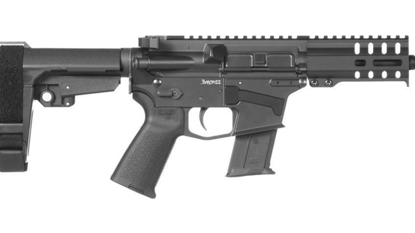 CMMG Banshee 300 Mk57 5.7x28mm Semi-Automatic Pistol with Graphite Black Cerakote Finish