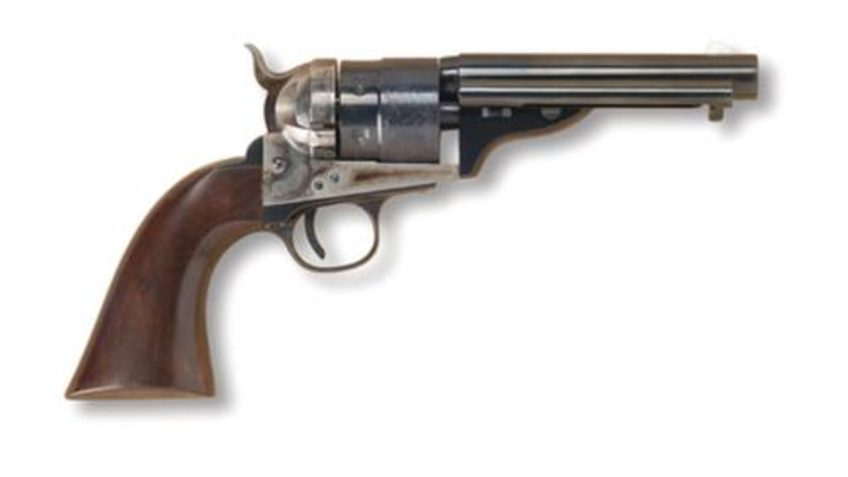 Cimarron 860 Richards Mason Model .38 Special 5.5 Inch Barrel Standard Blue Finish Walnut Grip