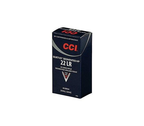 22 LR – 40 Grain SHP – CCI Quiet-22 – 500 Rounds