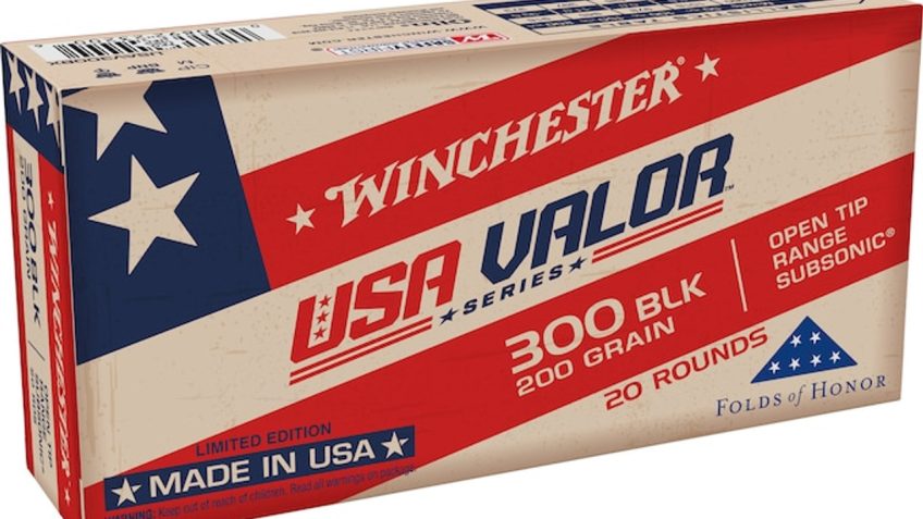 Winchester 300 Blackout 200 Grain Open Tip – Range Brass Rifle Ammo, 20 Rounds, USAV300BX