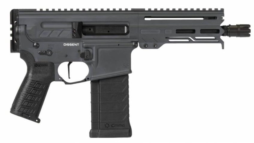 CMMG Pistol Dissent MK4 5.7x28mm 6.5″ Barrel 32Rnd Tungsten