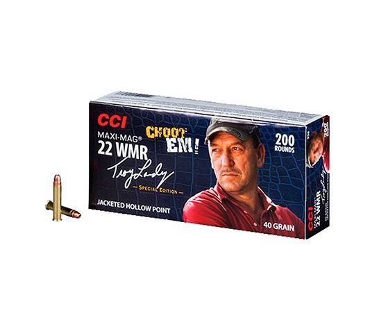 22 WMR – 40 Grain JHP – CCI Maxi-Mag MeatEater Edition – 200 Rounds