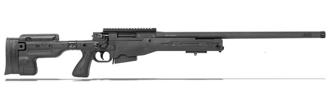 Accuracy International AT 6.5 Creedmoor 24″ Threaded Folding Stock Black Rifle ATR5624FOBL