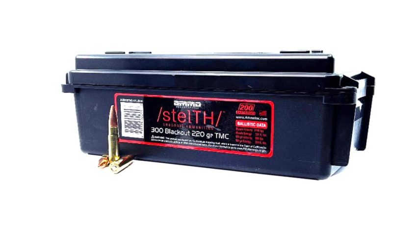 Ammo Inc. – Stelth – 300 Blackout – 220 Grain – FMJ – 200 Rounds