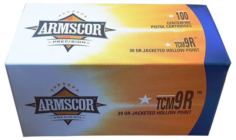 22 TCM 9R – 39 Grain JHP – Armscor USA – 100 Rounds