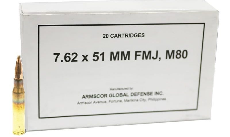 Armscor , Arms 50319 7.62*51 147gr M80             20rds