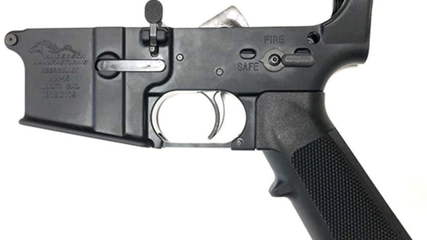 AM LOWER RECEIVER W/ LPK & SAFETY INST