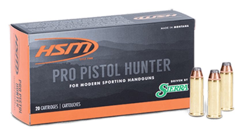 HSM 44 Magnum 240 gr JHC Propistol hunter 50/Box, 44 Remington Magnum