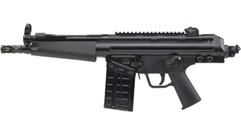 PTR 51P PDW 308 Win, 8.5″ Barrel, MP5 Handguard, M4 Adapter Endcap, Swivel, Scope Mount, 20rd