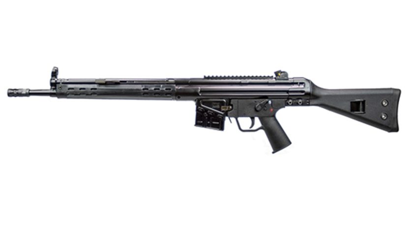 PTR A3SK NJ Legal 308 Win, 16" Barrel, Slim Handguard, Black, Scope Mount, Fixed Compensator, 10rd