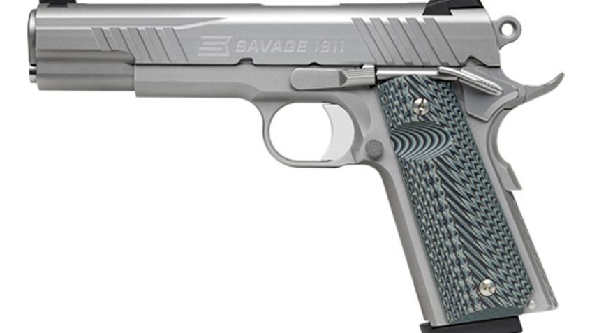 Savage 1911 Government .45 ACP 5" 7Rd Stainless Steel Semi Auto Pistol