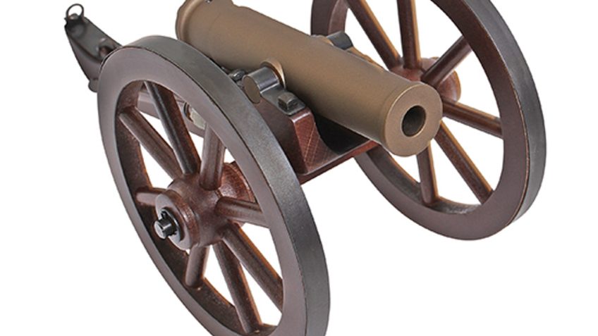 Traditions Mountain Howitzer Mini Cannon 50 Caliber, 6.75" Barrel, Burnt Bronze, Breech Action