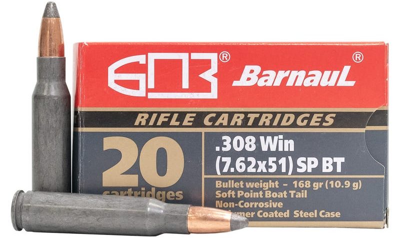 Barnaul Ammo Rifle, Barnaul Brn308winspbt168  308   168 Spbt     500rd