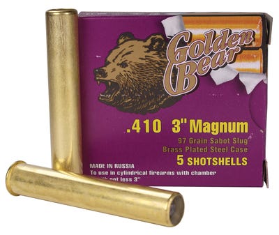 Golden Bear .410 3" 97 Grain – Slug .2217 Oz. 5-pack