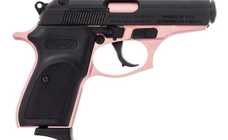 Bersa Thunder 380 Auto (ACP) 3.5in Pink Champagne Cerakote Pistol – 8+1 Rounds