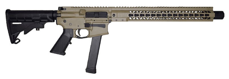 Brigade Firearms A0911623 BM-9 9mm Luger 16″ 33+1 Flat Dark Earth Cerakote Adjustable Stock 15″ Rail