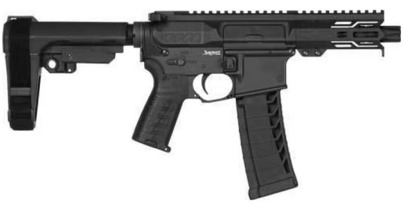 CMMG Banshee MK4 .22 LR, 4.50" Barrel, Armor Black Cerakote 25rd