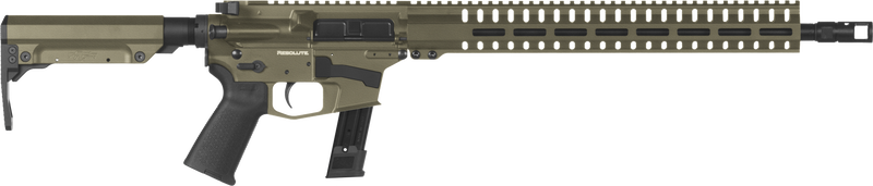 CMMG Resolute 300 Mk17 PCC, Semi-auto, 9mm, 16.1″ BBL, 21+1 Rds., OD Green, SIG P320 Mags