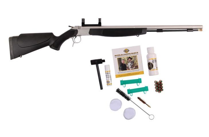 CVA Optima V2 50 Caliber, 209 Primer, 26" Stainless Steel Barrel, Black Stock, 1rd