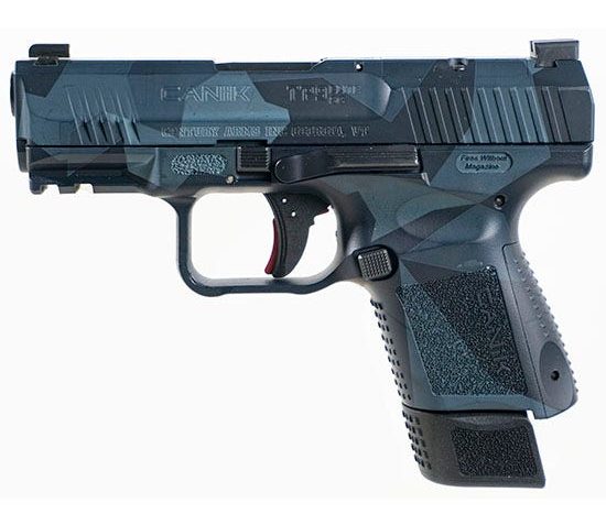 Canik TP9 Elite SC Splinter Camo Blue 9mm 3.6" Barrel 15-Rounds w/ Holster