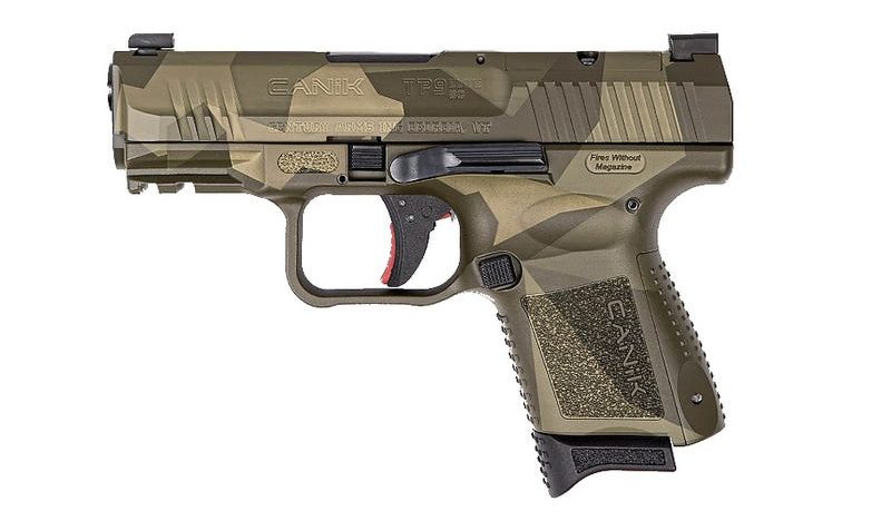 Canik TP9 Elite SC Splinter Camo 9mm 3.6″ Barrel 15-Rounds