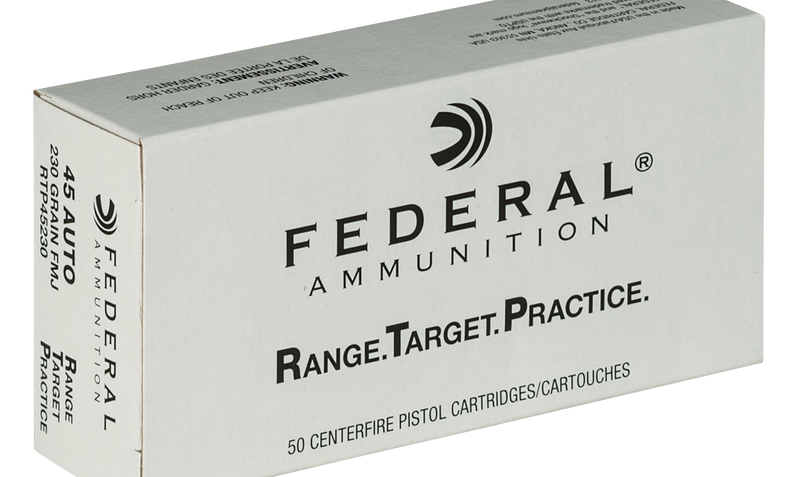 45 ACP – 230 Grain FMJ – Federal RTP – 50 Rounds