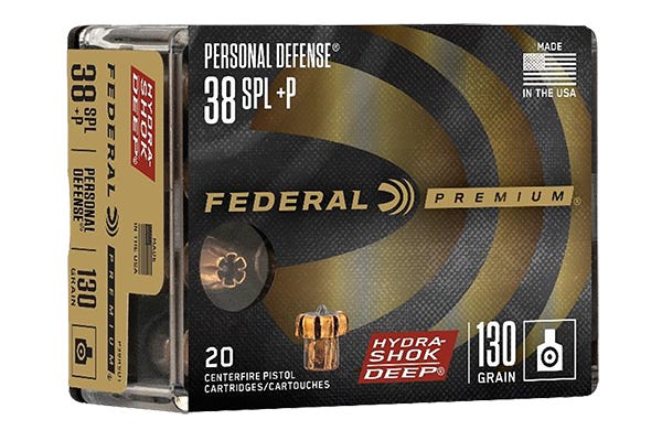 Federal Premium, Fed P38hsd1      38+p      130 Hshk        20/10