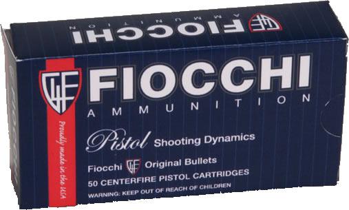 Fiocchi Pistol Shooting Dynamics Handgun Ammunition .40 S&W 180 gr FMJ Flat Nose 50/Box, 40SWD USA